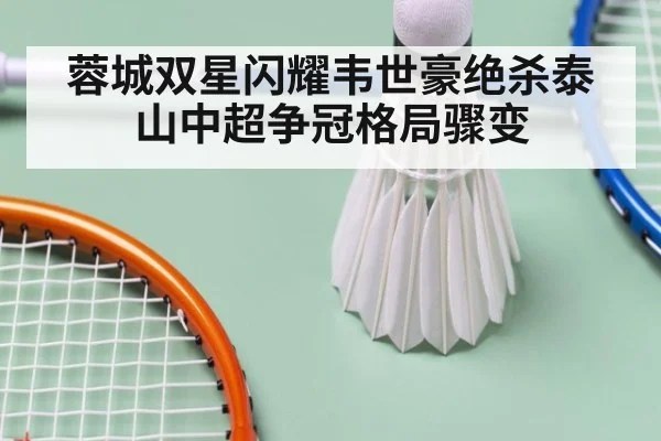 蓉城双星闪耀韦世豪绝杀泰山中超争冠格局骤变